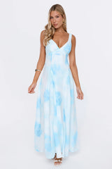 Worthy Of Love Maxi Dress Blue