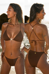 Comeback Brown Bikini Set