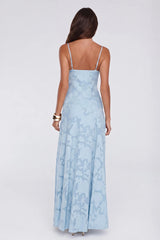 Dancing Spark Maxi Dress Light Blue