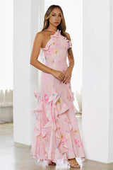 Glow Pop Maxi Dress Pink