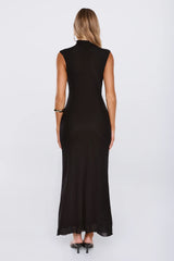 Plus One Mesh Maxi Dress Black