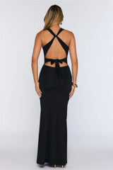 Beauty Of Night Maxi Dress Black