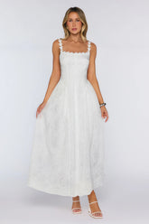 Light Love Energy Maxi Dress White