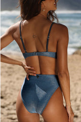 Had to Be There Blue Bikini Set