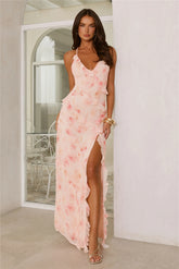 Boat Parties Maxi Dress Pink Floral