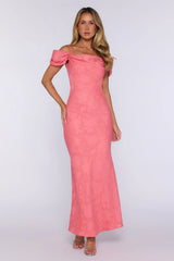 Effortlessly Her Moment Maxi Dress Coral