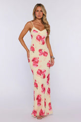 Bloom Dazzle Maxi Dress Yellow