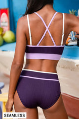 Long Day in the Sun Purple Bikini Set