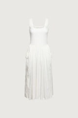 STRING POCKET MAXI DRESS