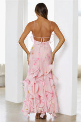 Glow Pop Maxi Dress Pink