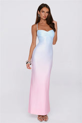 Happy Hues Maxi Dress Blue