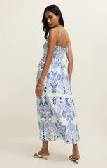 Nadine Airy Palm Maxi Dress
