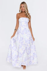Simply Lovely Strapless Maxi Dress Lilac
