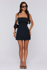 Stolen Kiss Strapless Mini Dress Black