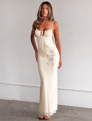 OPHELIA MAXI DRESS - CREAM