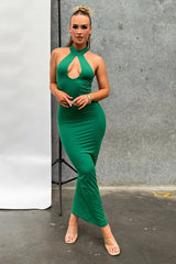 Evoke Maxi Dress - Emerald