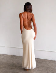 OPHELIA MAXI DRESS - CREAM
