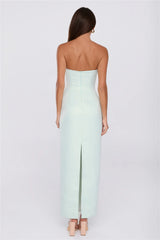 Keep This Energy Strapless Maxi Dress Mint