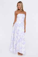 Simply Lovely Strapless Maxi Dress Lilac