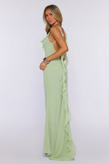 Pop Of Drama Maxi Dress Sage