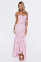 Style Stories Strapless Maxi Dress Pink
