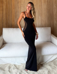 XINIA MAXI DRESS - BLACK