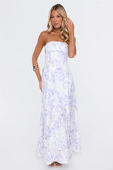 Simply Lovely Strapless Maxi Dress Lilac