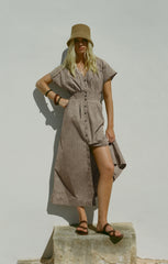Sanna Gingham Maxi Dress