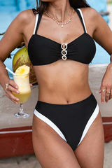 In on the Secret Black Bikini Set