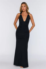 Beauty Of Night Maxi Dress Black