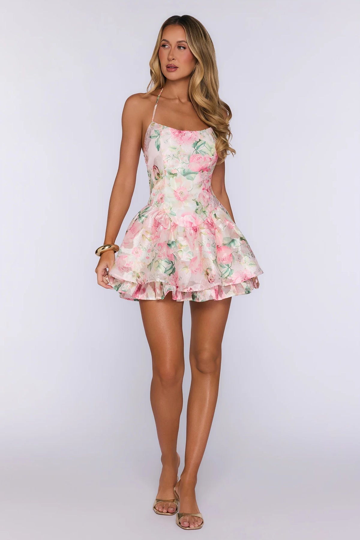 Lights Camera You Mini Dress Floral