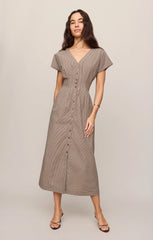 Sanna Gingham Maxi Dress