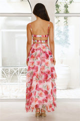 Starflower Breeze Maxi Dress Pink