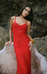 Sunda Crochet Maxi Dress