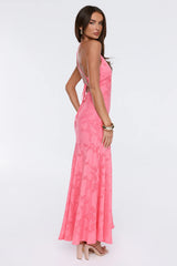 No Early Nights Maxi Dress Coral