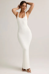 Modal Racerback Maxi Dress in Coconut