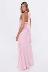 Just For Her Halter Maxi Dress Blush