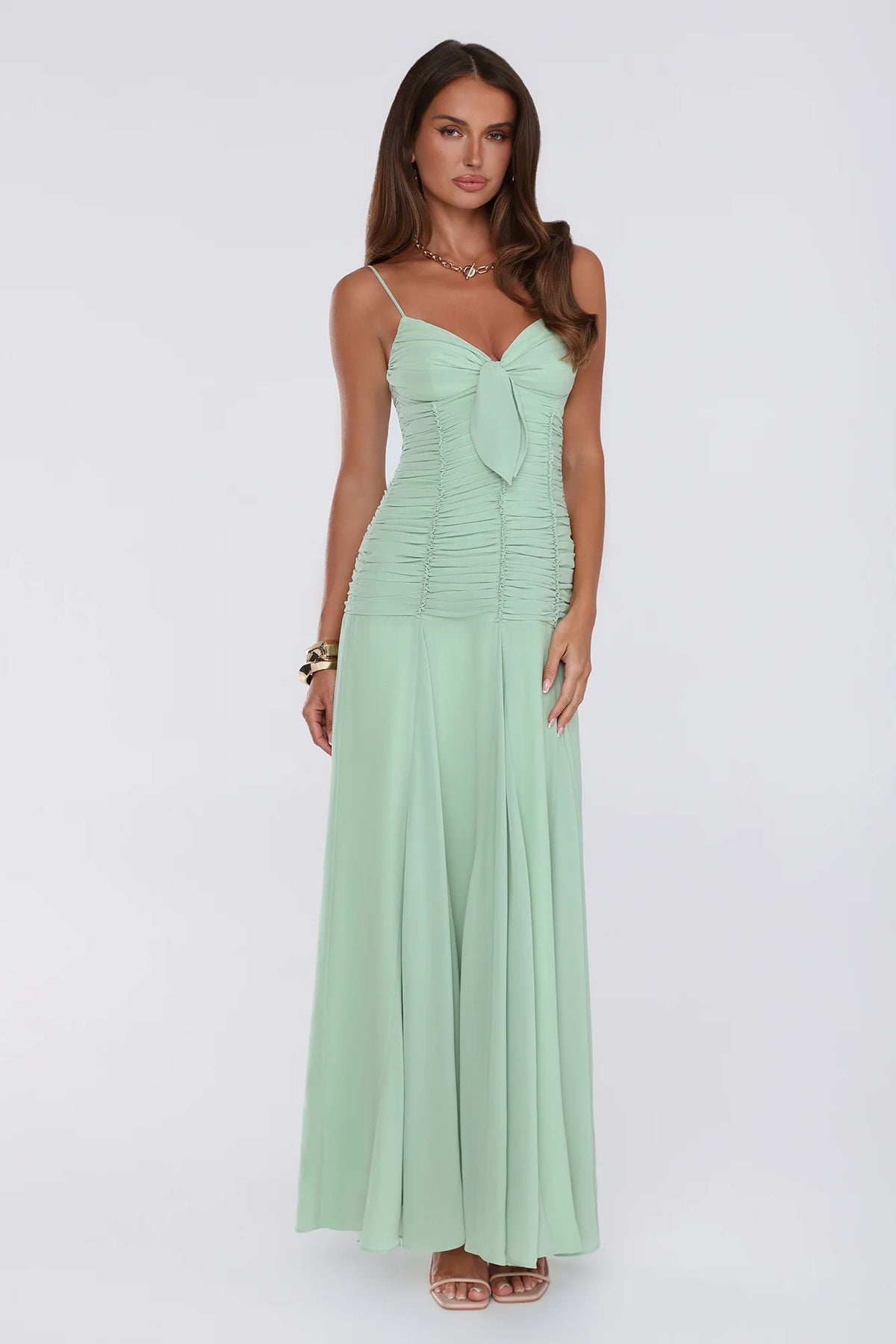 Lemonade Sunshine Maxi Dress Sage