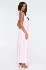 Endless Days Halter Maxi Dress Pink