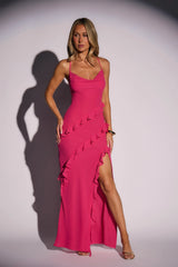 Pretty Magic Maxi Dress Hot Pink