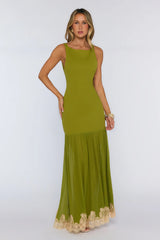 Next Level Energy Maxi Dress Olive