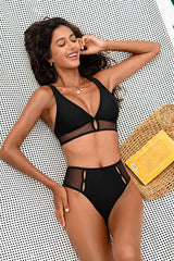 Gloss Over Black Bikini Set