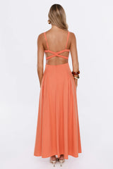 Worth The Wait Maxi Dress Coral