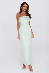 Keep This Energy Strapless Maxi Dress Mint