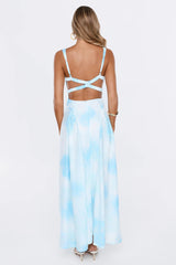 Worthy Of Love Maxi Dress Blue