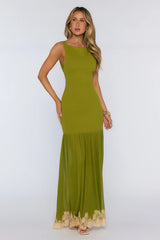 Next Level Energy Maxi Dress Olive