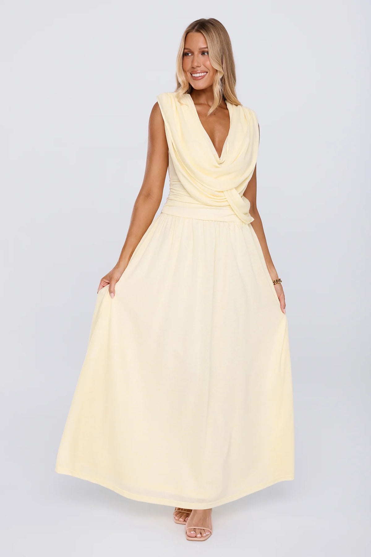 Made To Lead Maxi Dress Yellow
