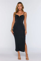 Favourite Bodycon Maxi Dress Black