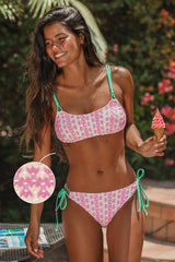 Happy Go Lucky Abstract Bikini Set