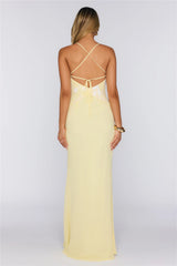 Sunshine Whispers Maxi Dress Yellow
